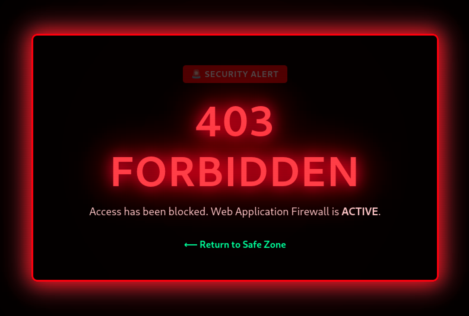 403 Forbidden - Access Denied